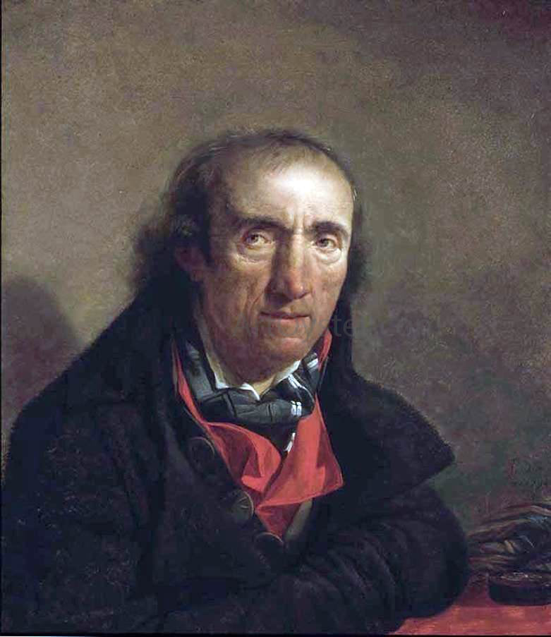  Jean-Francois Sablet Portrait of a Conventionnaire in the Revolution - Canvas Print