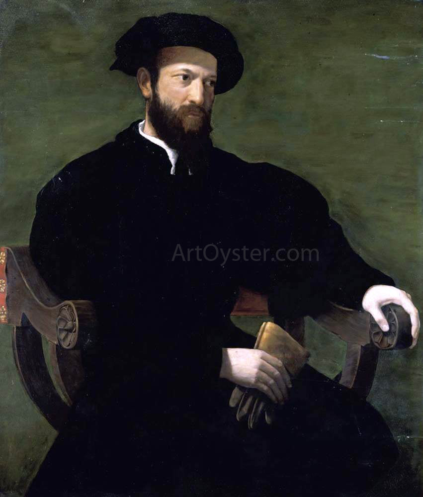  Cecchino Del Salviati Portrait of a Gentleman - Canvas Print