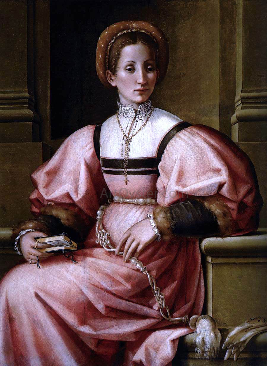  Pier Francesco Di Jacopo Foschi Portrait of a Lady - Canvas Print