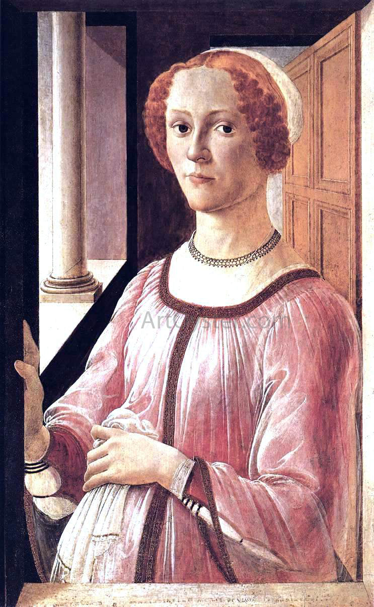  Sandro Botticelli Portrait of a Lady - Canvas Print