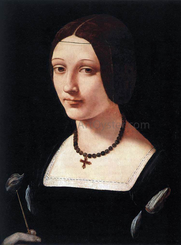  Giovanni Antonio Boltraffio Portrait of a Lady as St Lucy - Canvas Print