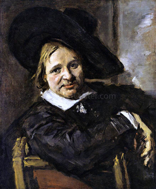  Frans Hals Portrait of a Man in a Slouch Hat - Canvas Print