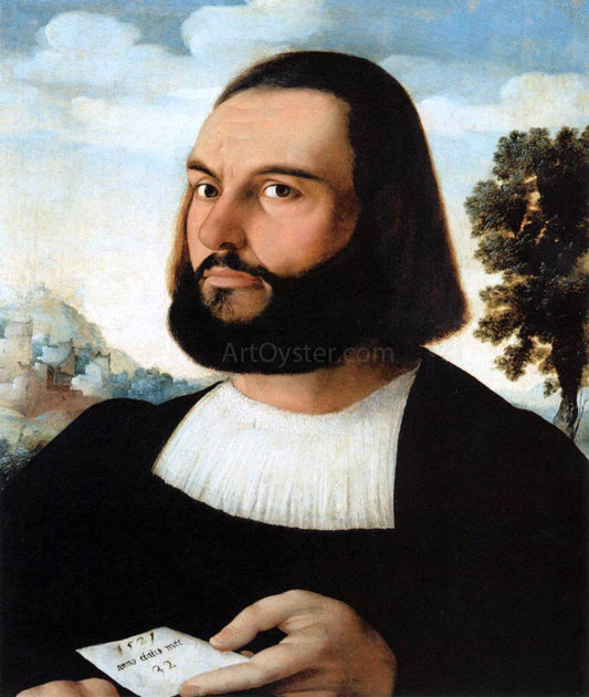  Jan Van Scorel Portrait of a Man of Thirty-Two Years - Canvas Print