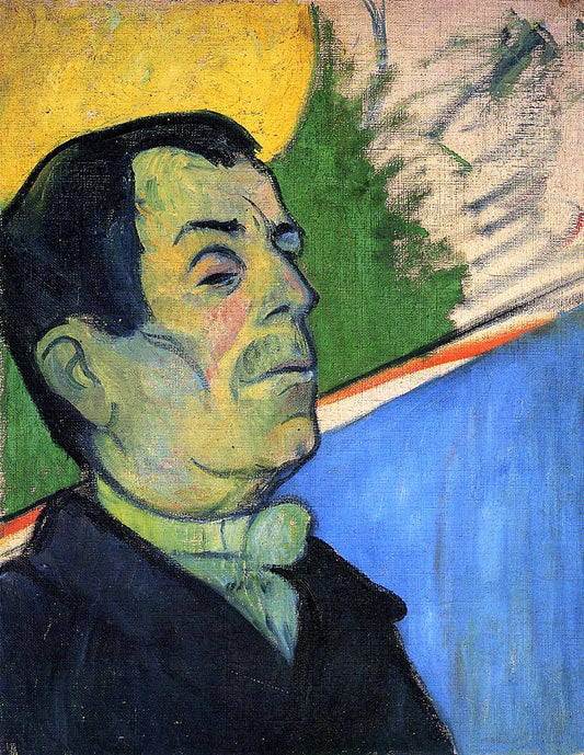  Paul Gauguin Portrait of a Man Wearing a Lavalliere - Canvas Print