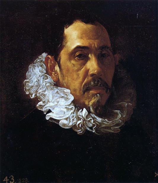  Diego Velazquez Portrait of a Man with a Goatee - Canvas Print