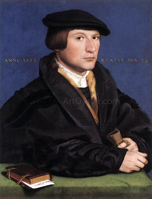  The Younger Hans Holbein Portrait of a Member of the Wedigh Family - Canvas Print