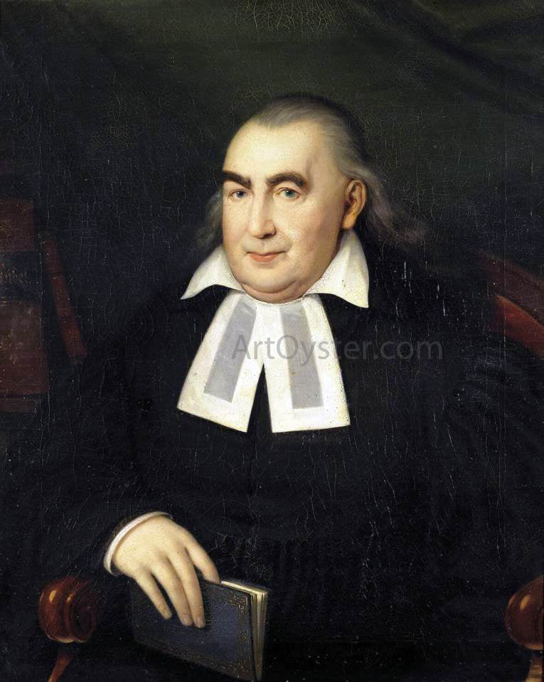  I Johann Lampi Portrait of a Pastor - Canvas Print