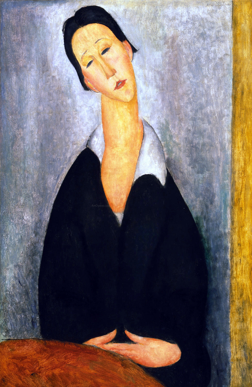  Amedeo Modigliani Portrait of a Polish Woman - Canvas Print