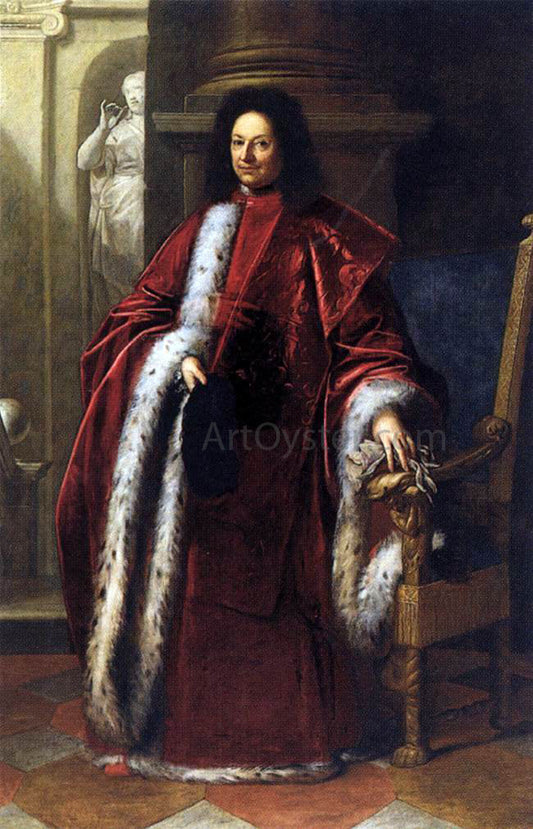  Antonio Bellucci Portrait of a Procurator - Canvas Print