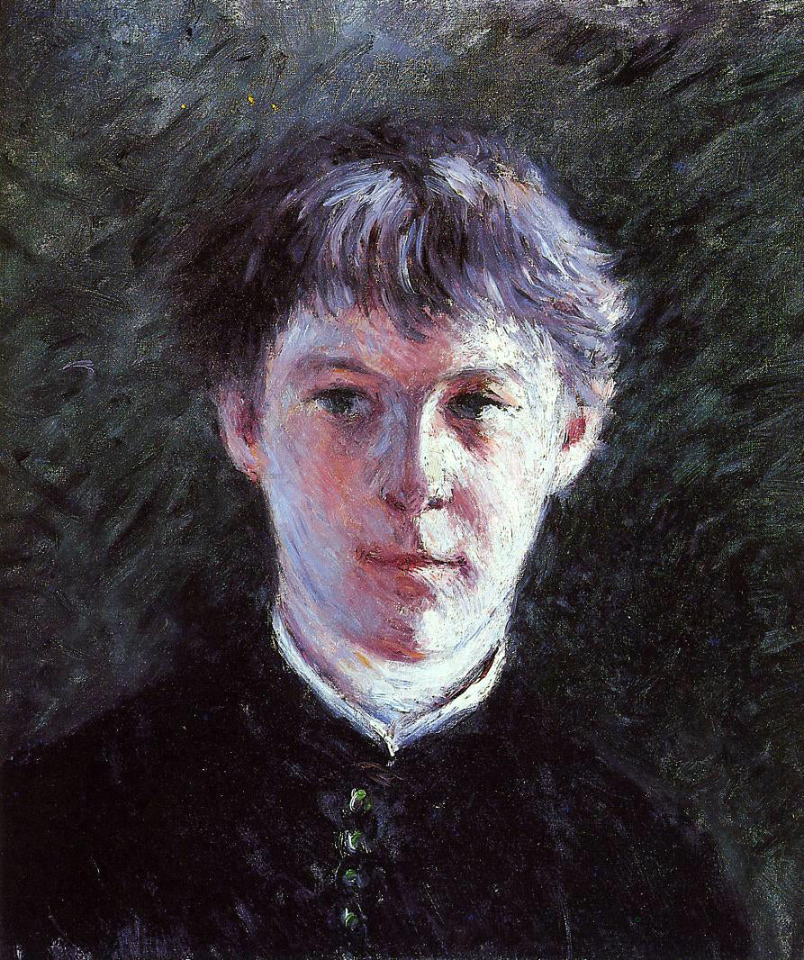  Gustave Caillebotte Portrait of a Schoolboy - Canvas Print