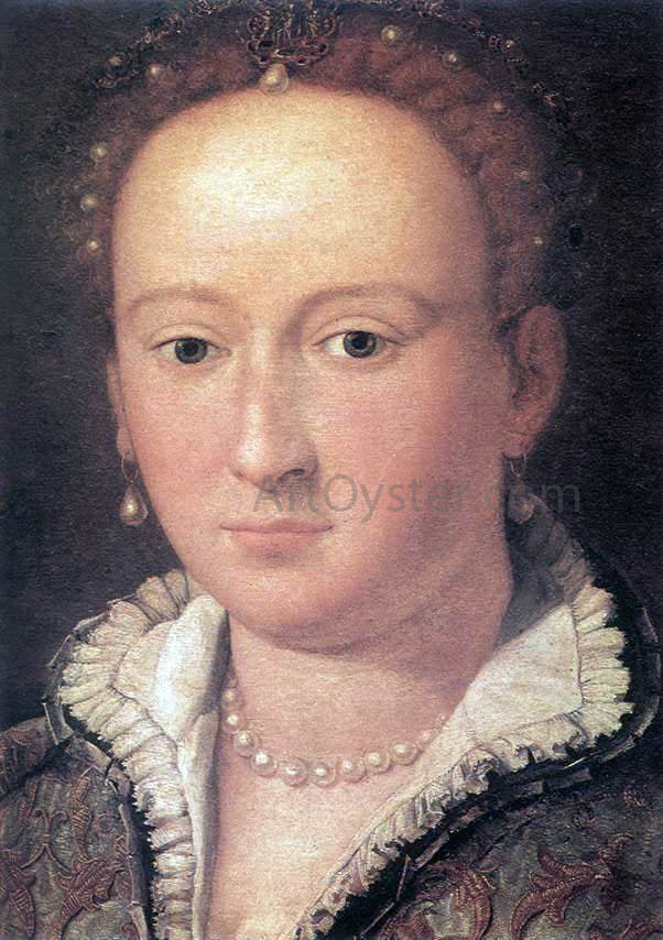  Alessandro Allori Portrait of a Woman - Canvas Print