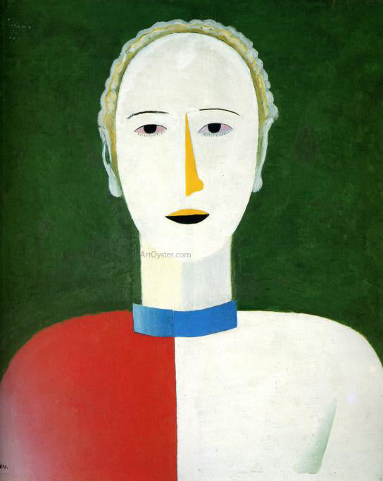  Kazimir Malevich Portrait of a Woman - Canvas Print