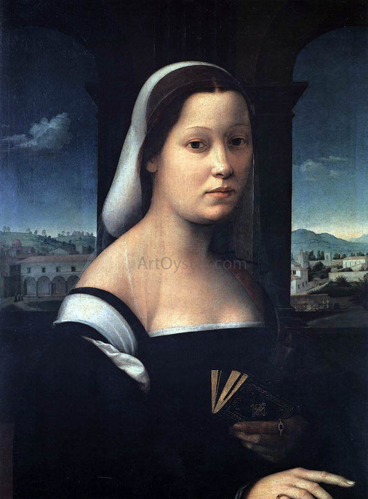 Ridolfo Ghirlandaio Portrait of a Woman, Called "The Nun" - Canvas Print
