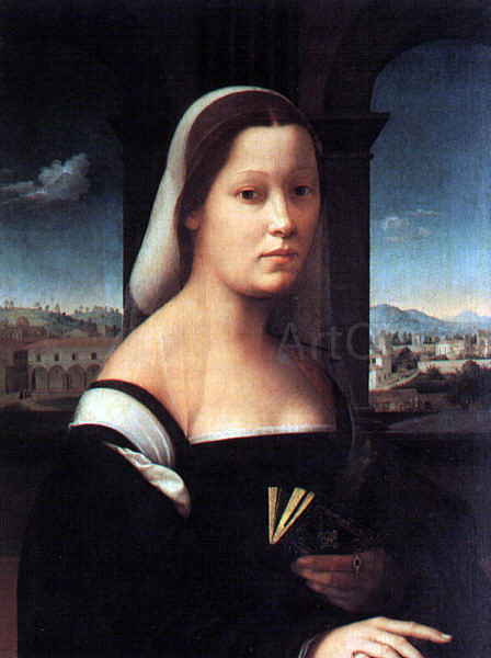  Giuliano Bugiardini Portrait of a Woman, Called "The Nun" - Canvas Print
