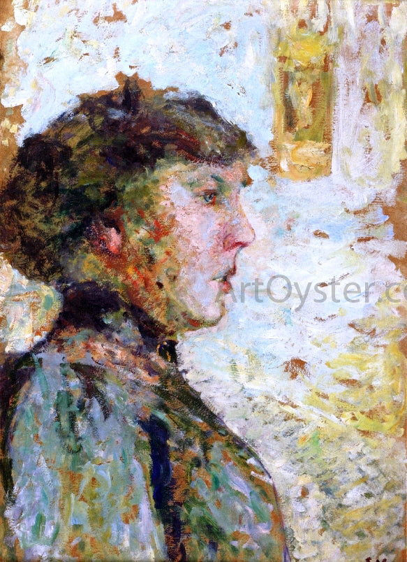  Edouard Vuillard Portrait of a Woman in Profile - Canvas Print