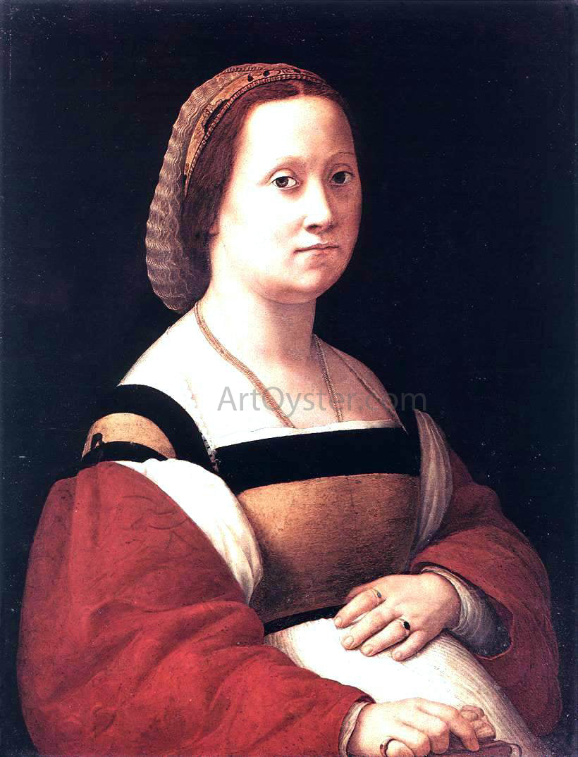  Raphael Portrait of a Woman (La Donna Gravida) - Canvas Print