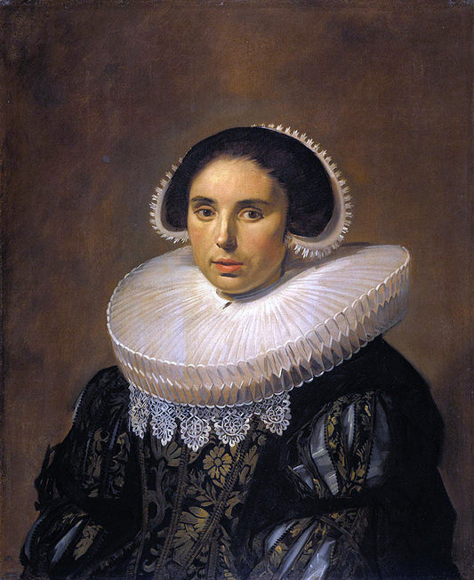  Frans Hals Portrait of a woman, possibly Sara Wolphaerts van Diemen - Canvas Print