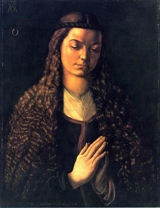  Albrecht Durer Portrait of a Woman with Her Hair Down - Canvas Print