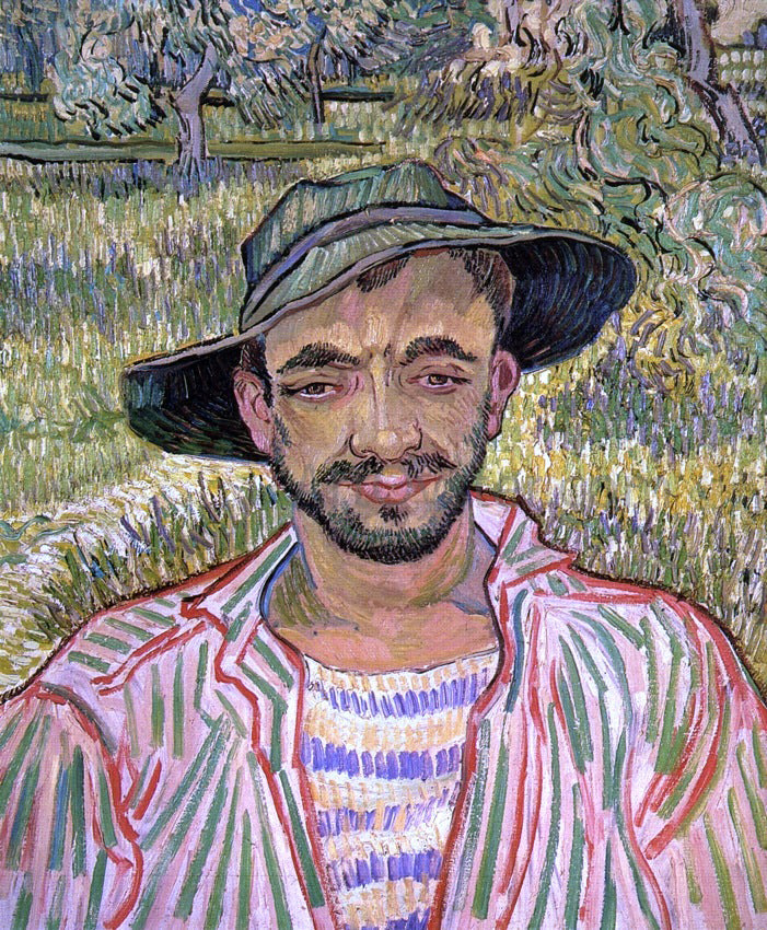  Vincent Van Gogh Portrait of a Young Peasant - Canvas Print