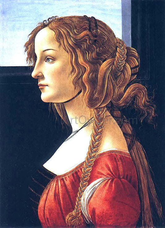  Sandro Botticelli Portrait of a Young Woman - Canvas Print