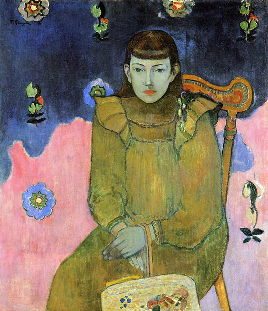 Paul Gauguin Portrait of a Young Woman, Vaite (Jeanne) Goupil - Canvas Print