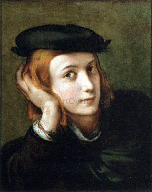  Parmigianino Portrait of a Youth - Canvas Print