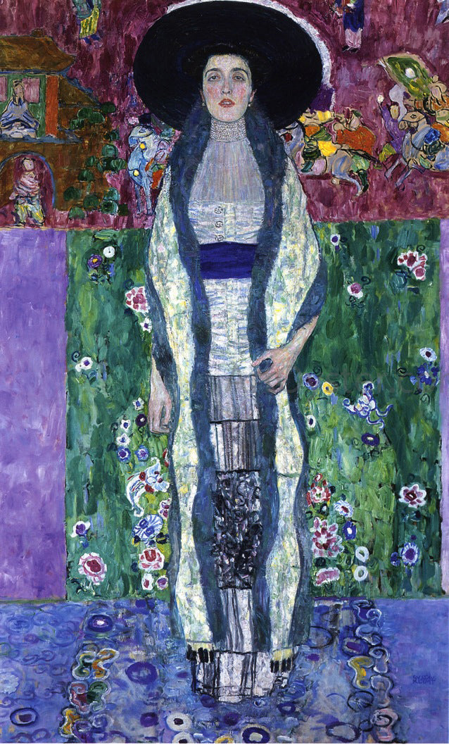  Gustav Klimt Portrait of Adele Bloch-Bauer II - Canvas Print