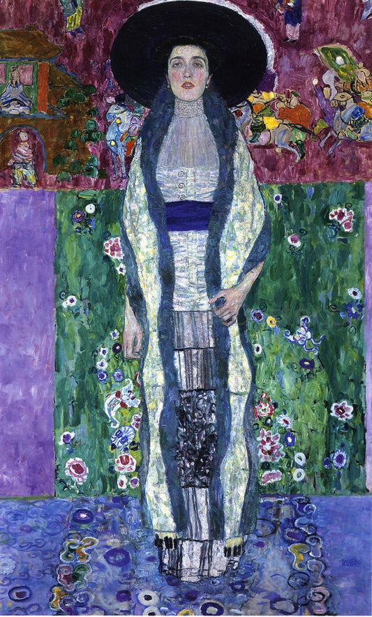  Gustav Klimt Portrait of Adele Bloch-Bauer II - Canvas Print