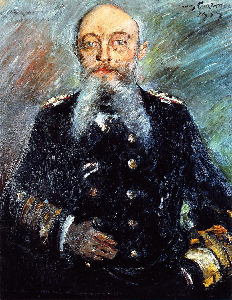  Lovis Corinth Portrait of Admiral Alfred von Tirpitz - Canvas Print
