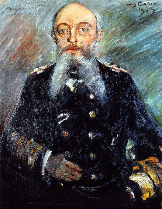 Lovis Corinth Portrait of Admiral Alfred von Tirpitz - Canvas Print