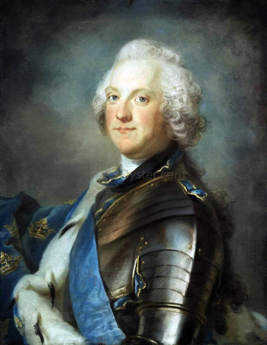  Gustaf Lundberg Portrait of Adolf Frederick, King of Sweden - Canvas Print