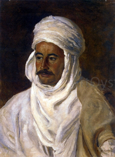  Etienne Dinet Portrait of Ahmed Es Seghir (Baba Ahmed) - Canvas Print