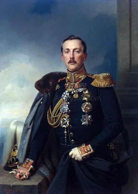  Franz Kruger Portrait of Alexander Arkadyevich Suvorov - Canvas Print