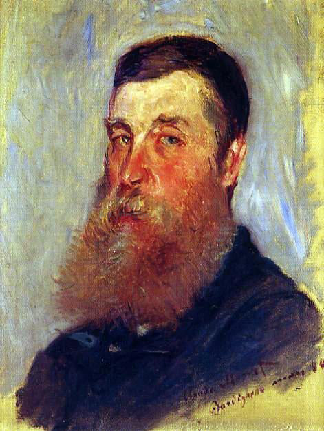  Claude Oscar Monet Portrait of an English Painter, Bordighera - Canvas Print