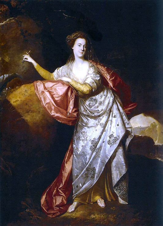  Johann Zoffany Portrait of Ann Brown in the Role of Miranda - Canvas Print