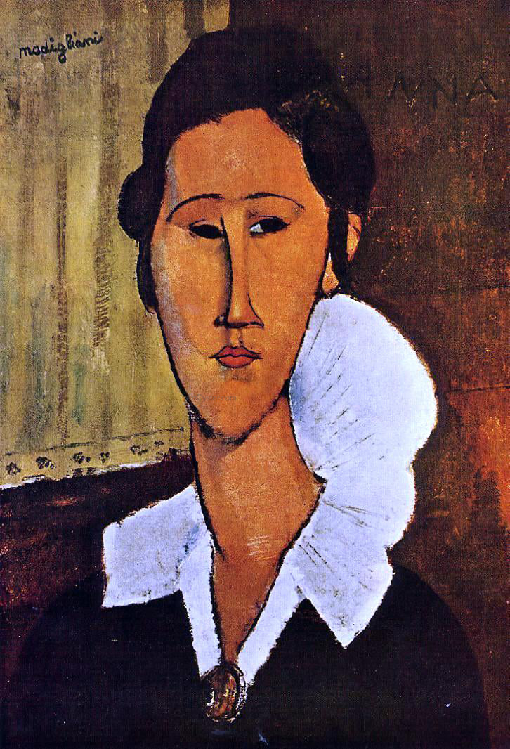  Amedeo Modigliani Portrait of Anna - Canvas Print