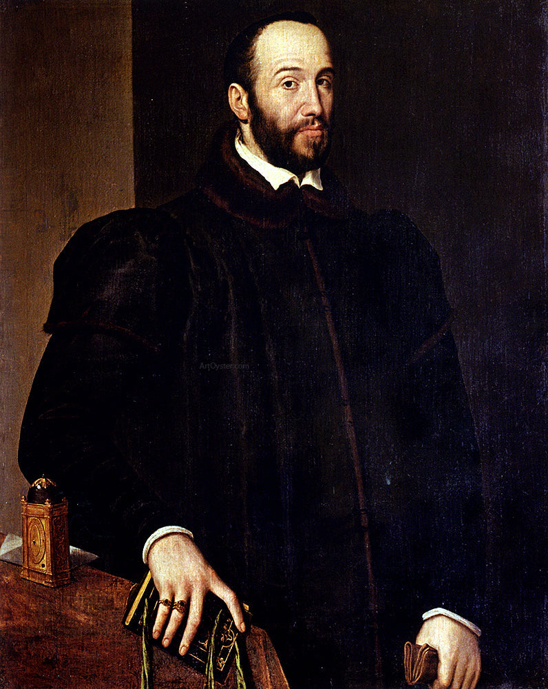  Anthonis Mor Portrait of Antoine Perrenot De Granvelle - Canvas Print