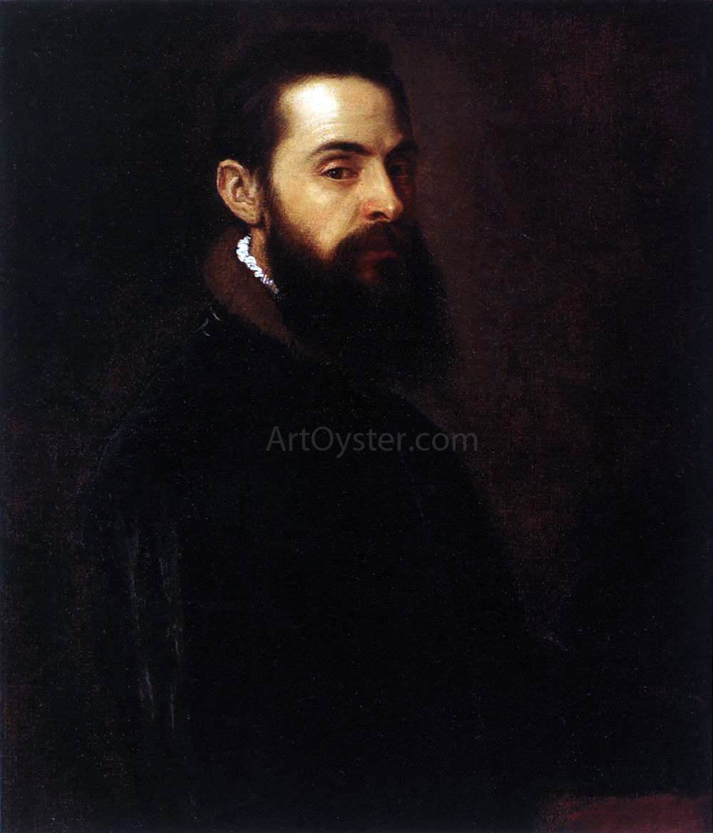  Titian Portrait of Antonio Anselmi - Canvas Print