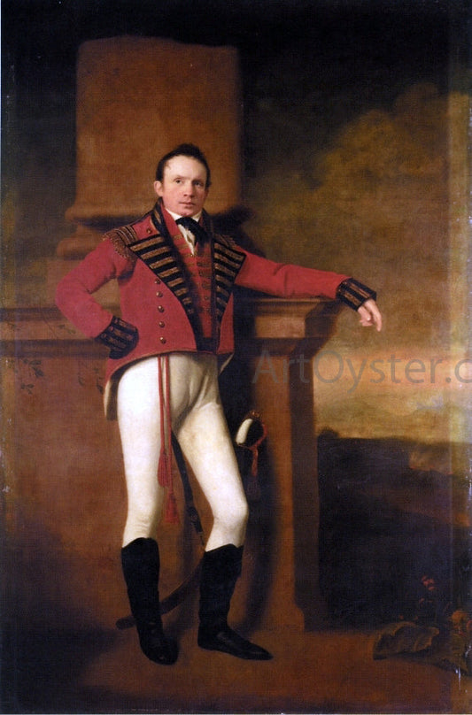  George Watson Portrait of Captain Robert Dudgeon - Canvas Print