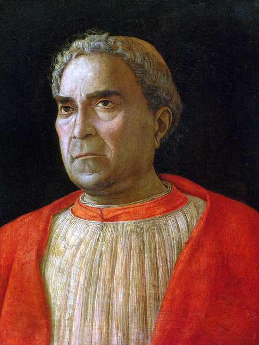  Andrea Mantegna Portrait of Cardinal Lodovico Trevisano - Canvas Print