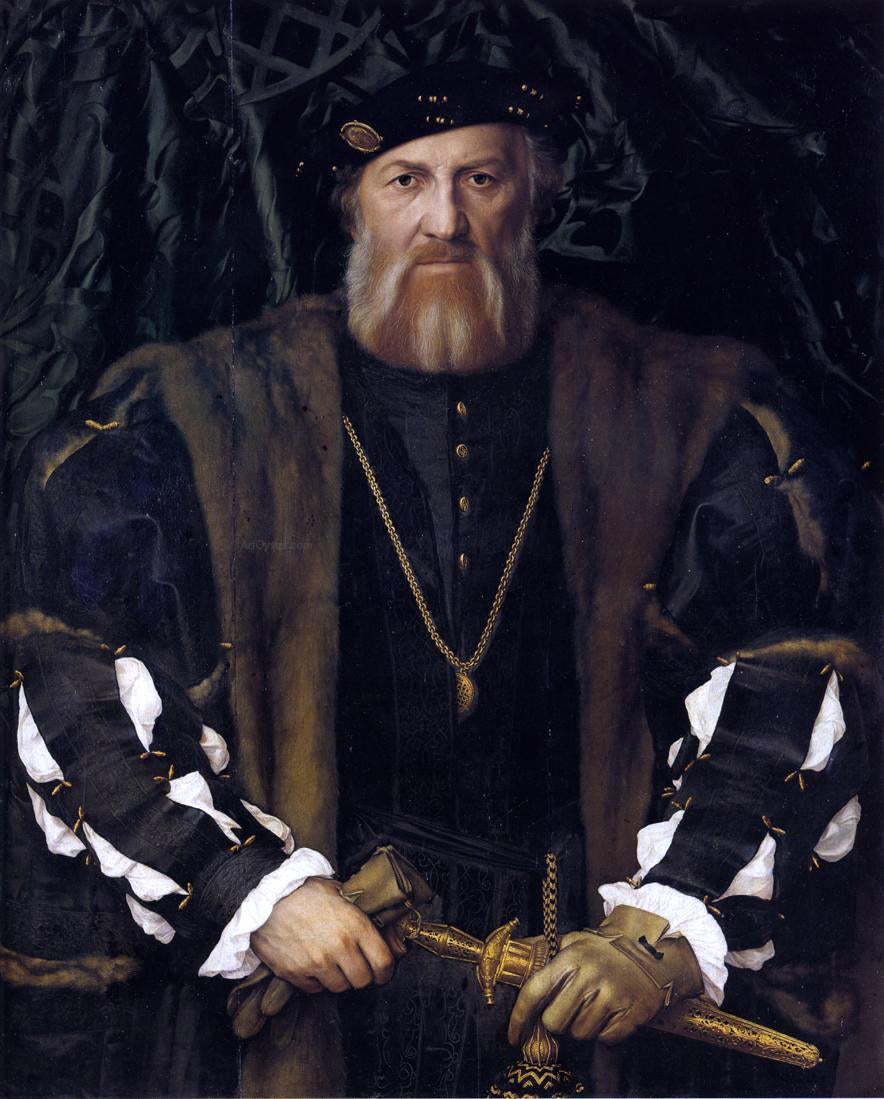  The Younger Hans Holbein Portrait of Charles de Solier, Lord of Morette - Canvas Print