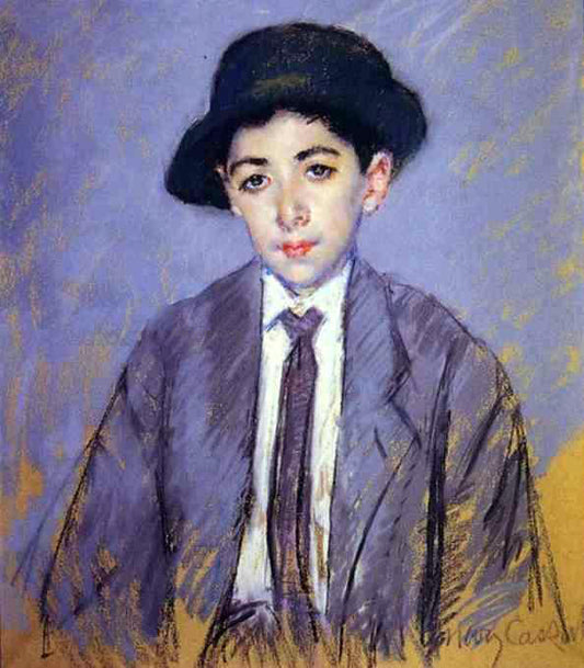  Mary Cassatt Portrait of Charles Dikran Kelekian at Age 12 - Canvas Print