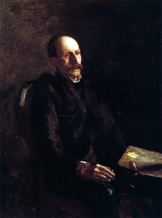  Thomas Eakins Portrait of Charles Linford, the Artist - Canvas Print