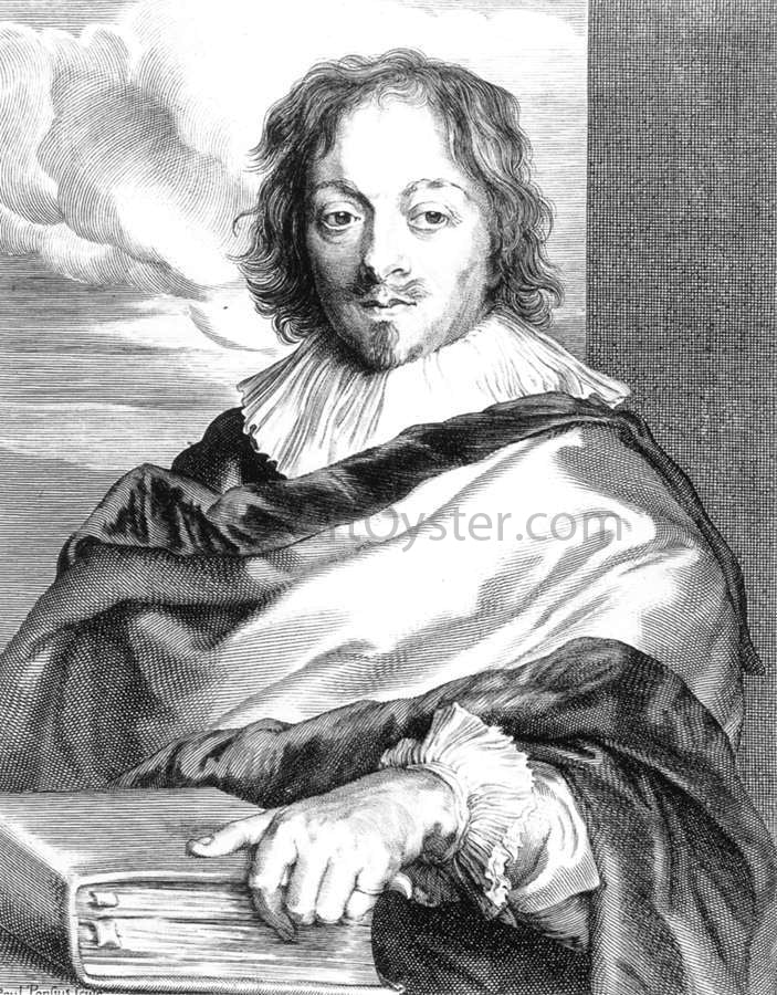  Paulus Pontius Portrait of Constantijn Huygens - Canvas Print