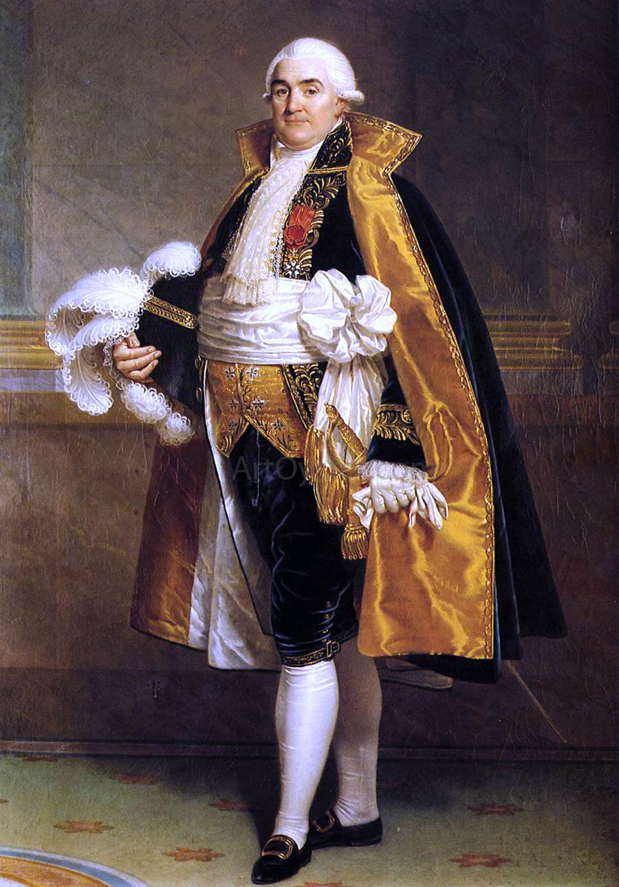  Albert Gregorius Portrait of Count Charles A. Chasset - Canvas Print