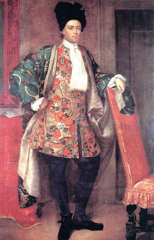  Giuseppe Vittore Fra Galgario  Ghislandi Portrait of Count Giovanni Battista Vailetti - Canvas Print
