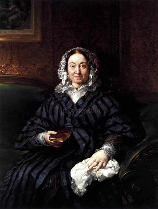  Vicente Lopez Y Portana Portrait of Dona Francisca de la Gandara - Canvas Print