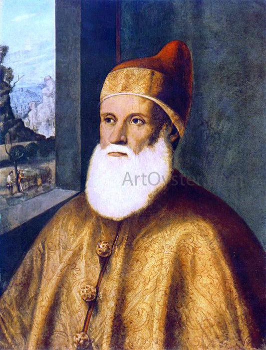  Marco Basaiti Portrait of Doge Agostino Barbarigo - Canvas Print