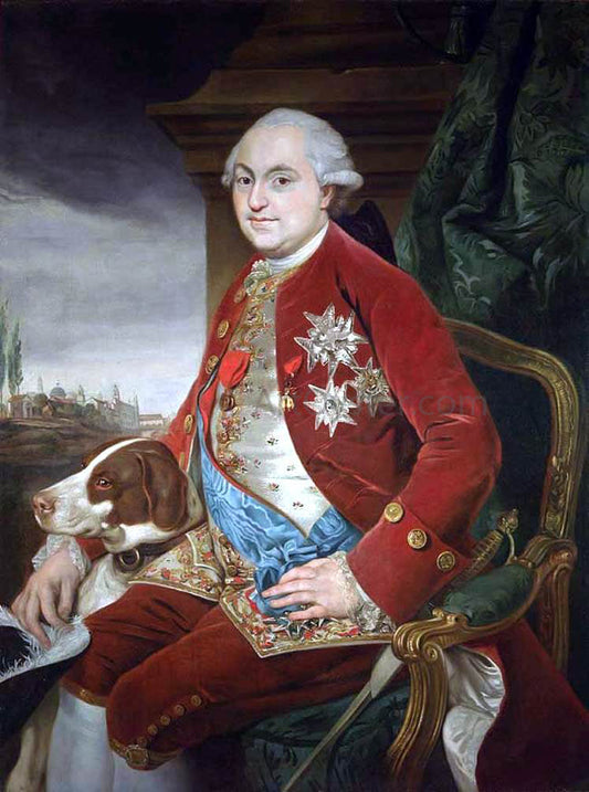  Johann Zoffany Portrait of Don Ferdinando di Borbone, Duke of Parma - Canvas Print