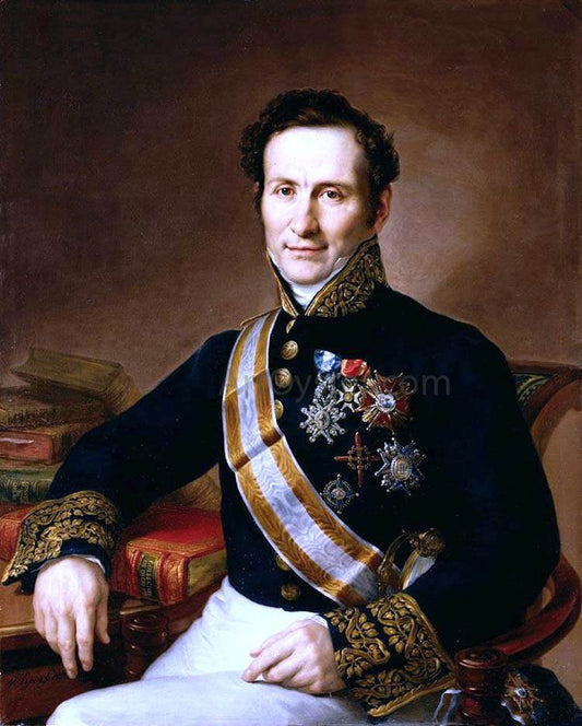  Vicente Lopez Y Portana Portrait of Don Mateo Casado y Sirelo - Canvas Print